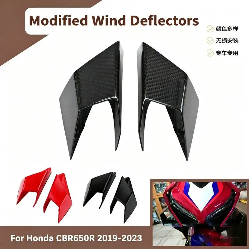Image of Für Honda CBR500R CBR650R CBR1000RR 2019-2023 Seitenflügel Fester Flügel Einlassflügel Haifischflosse Vogelmund