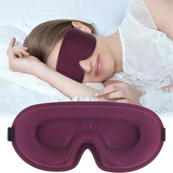 Blackout Eye Mask 3D Deep Contoured Sleep Mask Lash Extensions No Pressure Blindfold Sleeping Eye Mask Women Men Side Sleepers