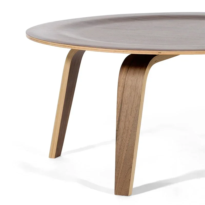 Modern Wood Round Coffee Table Centre Easthetic Dining Nordic Easthetic Tables Rustic Circle  Century Furniture