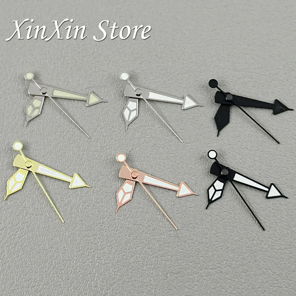 مجموعة رياضية GS NH35 ساعات مؤشر الربيع محرك ساعة الأيدي مناسبة NH34 NH35 NH36 7S26 4R35 4R36 حركة خضراء مضيئة