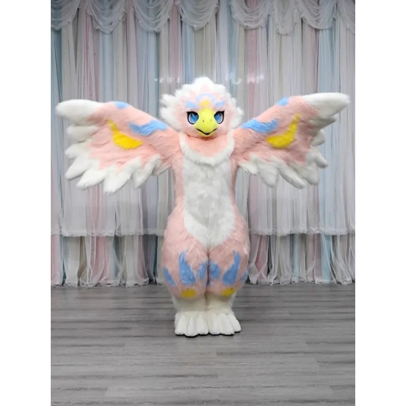 Cos Fursuit Kigurumi Furry Costume zampa testa Base Comiket Furry Animal Cat Beast Mask Bird Cosplay Costume mascotte bambole regalo