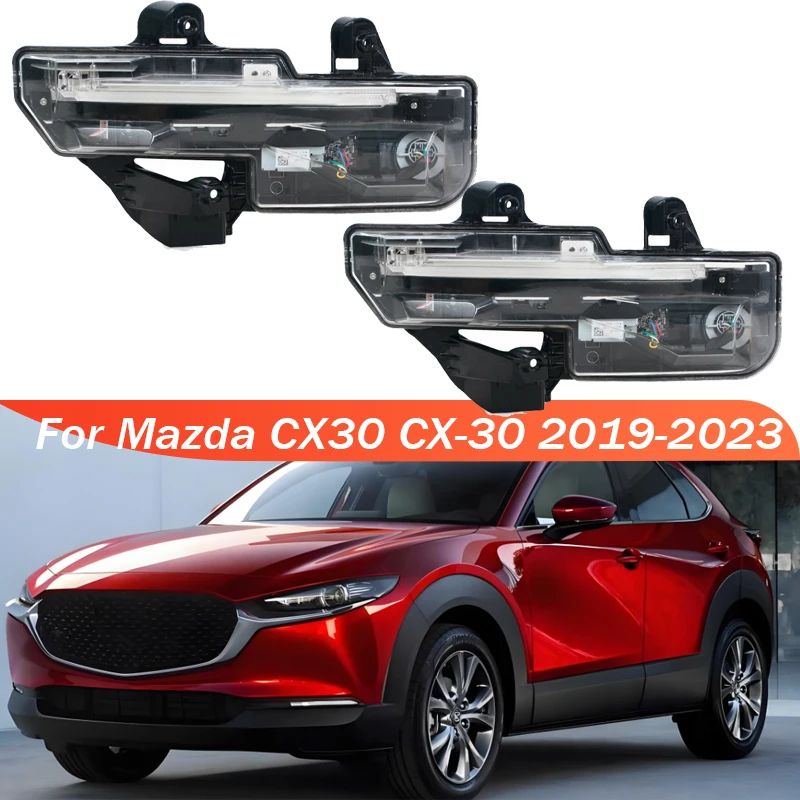 

Fog Light For Mazda CX30 CX-30 2019 2020-2023 DRL Daytime Running Light DFR5-51060 DFR5-51070