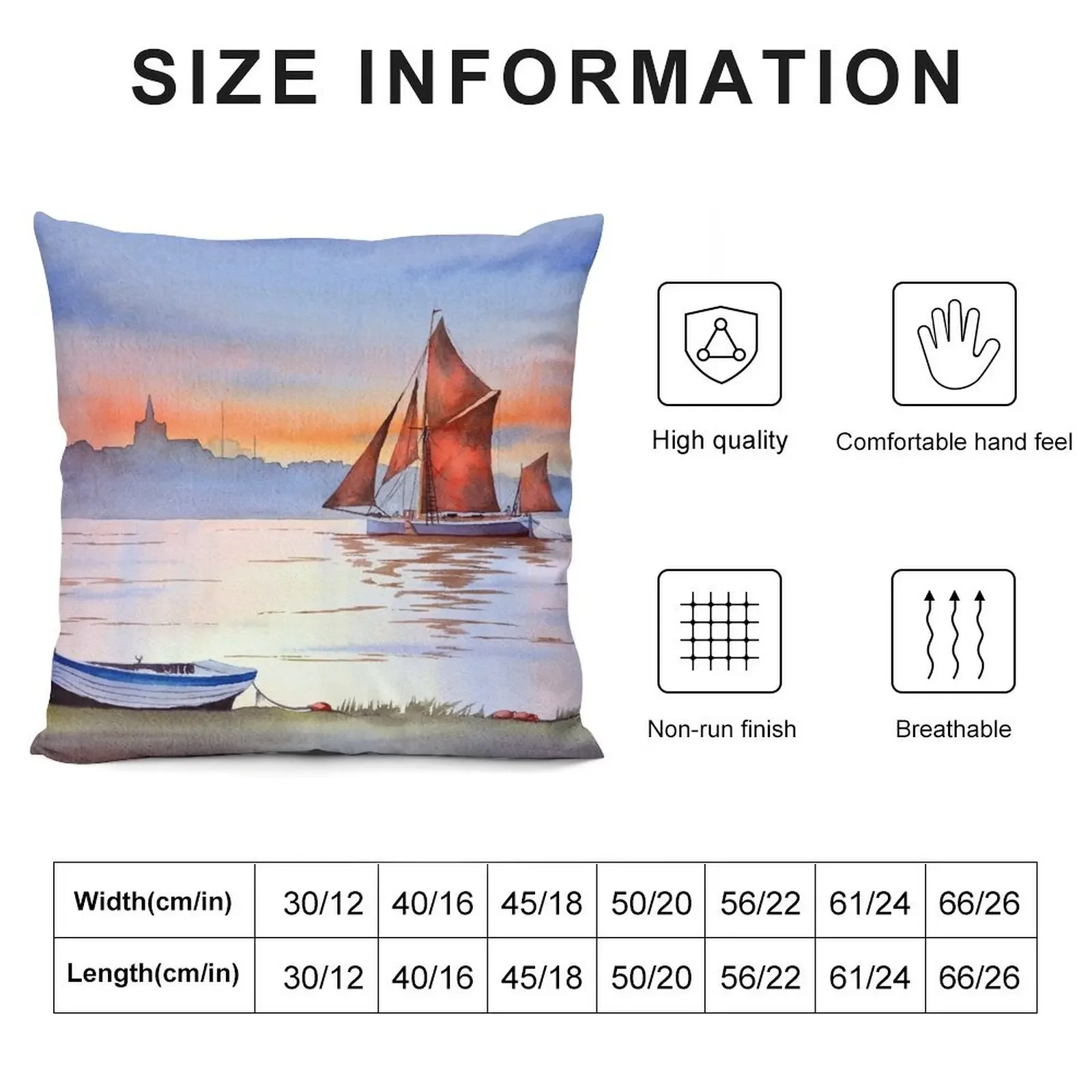 Thames Barge At Maldon Essex England Throw Pillow luxury home accessories Decorative Pillow Covers For Sofa Throw Pillow