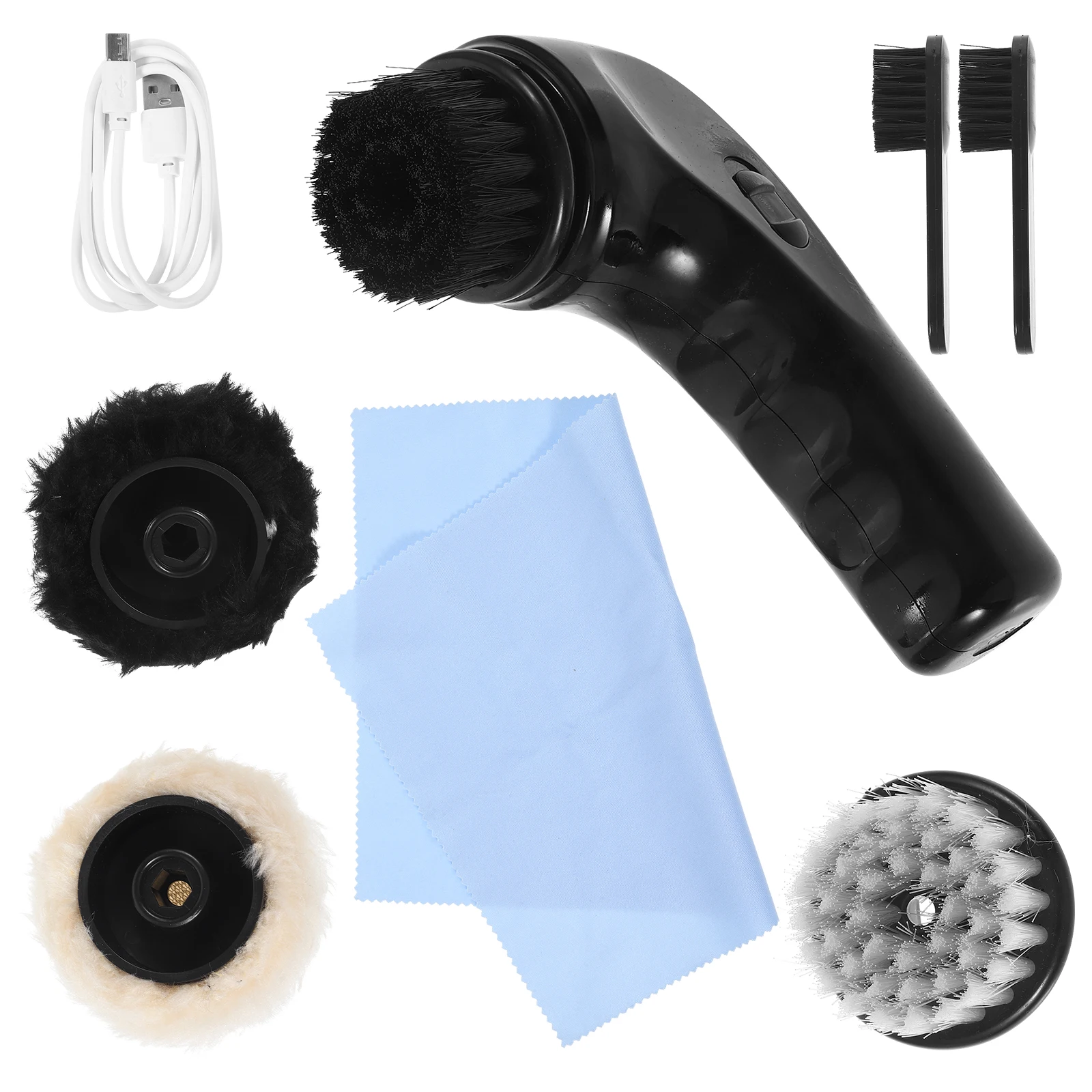 

Rechargeable Shoe Brush Shoes Scrubber Small Hand-held Polisher Care Kit