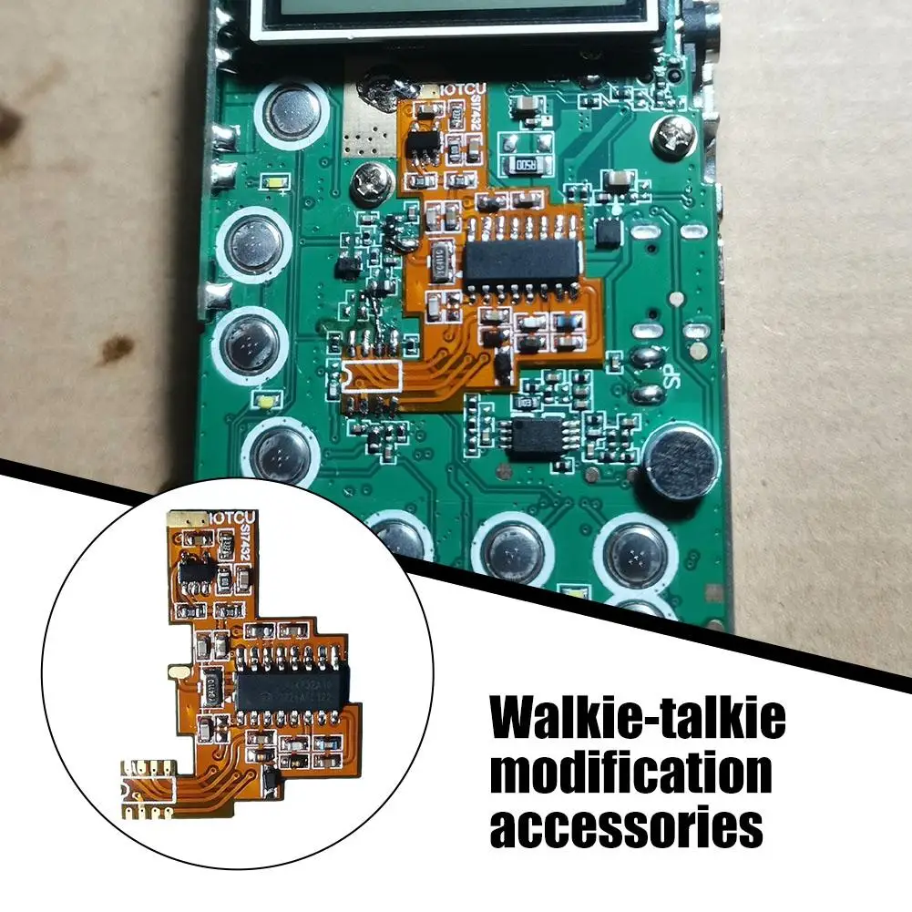 Puce Si4732 et coordinateur d'oscillateur à cristal, technologie de modification pour Uvk5/k6 V2, version Fpc pour Quansheng, accès Uv-k5 L6f8, 1 jeu