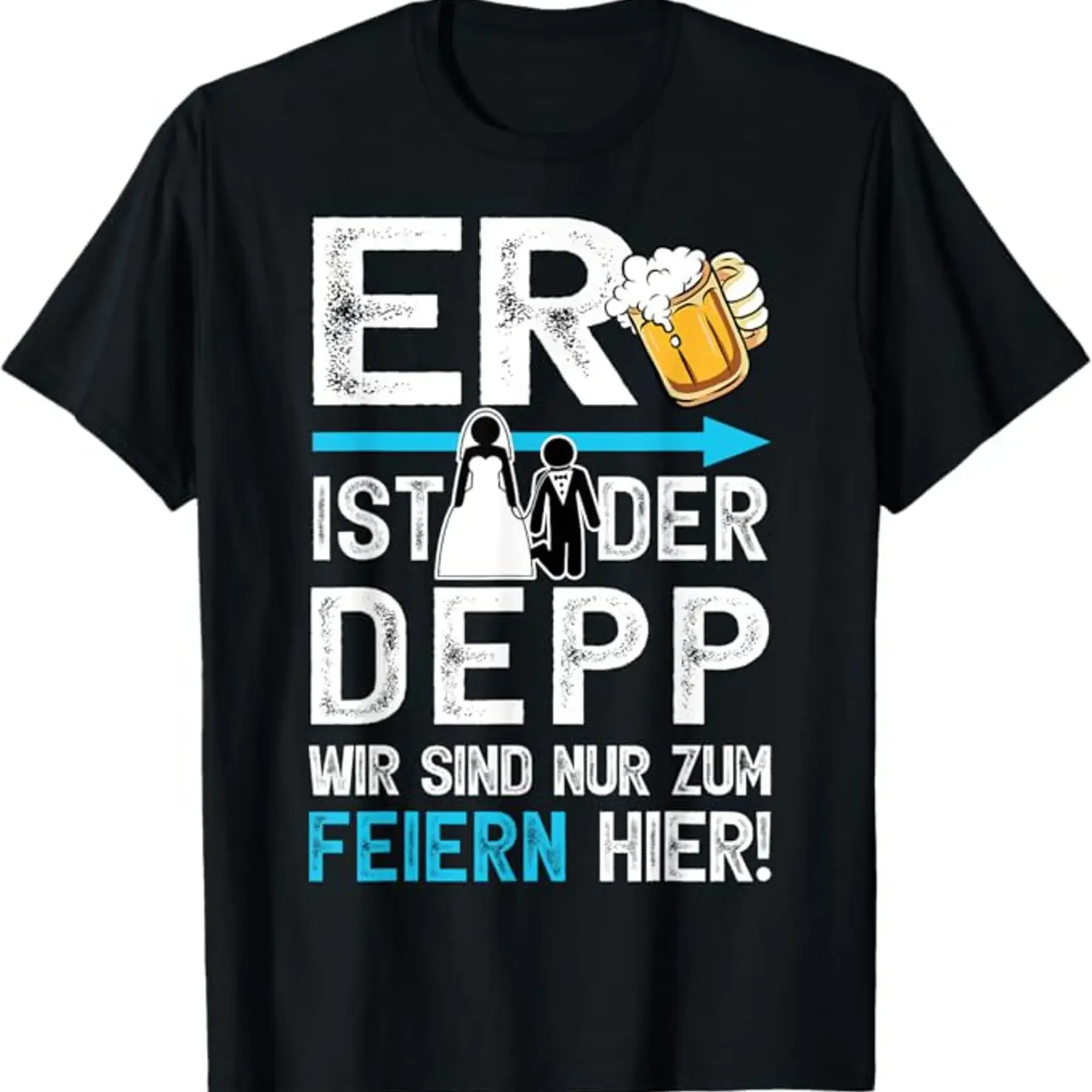 Stag Party T Shirt JGA Men's Hen Night Romper black vintage Washed Stretched Casual Stylish homme Slightly Soft