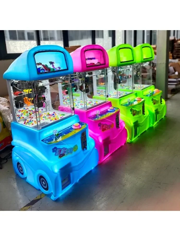 Boutique machine Small mini clip doll machine Ice cream car clip doll machine Children's coin