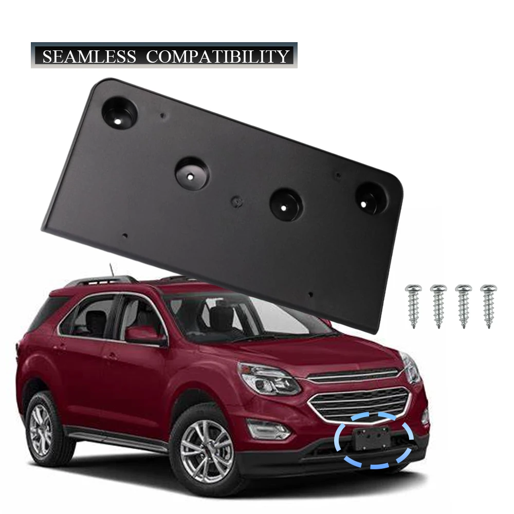 

Для Chevy Equinox 2016-2017 автомобильный передний бампер, кронштейн номерного знака, монтажный держатель GM1068197 23476043, автомобильные аксессуары