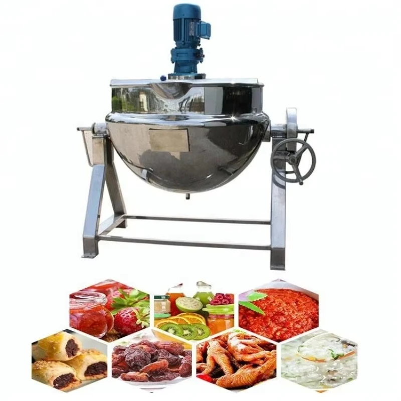 

OC-JCG200 Hot Sale Electric Cooking Blender Boiling Pot Steam Jacket Kettle
