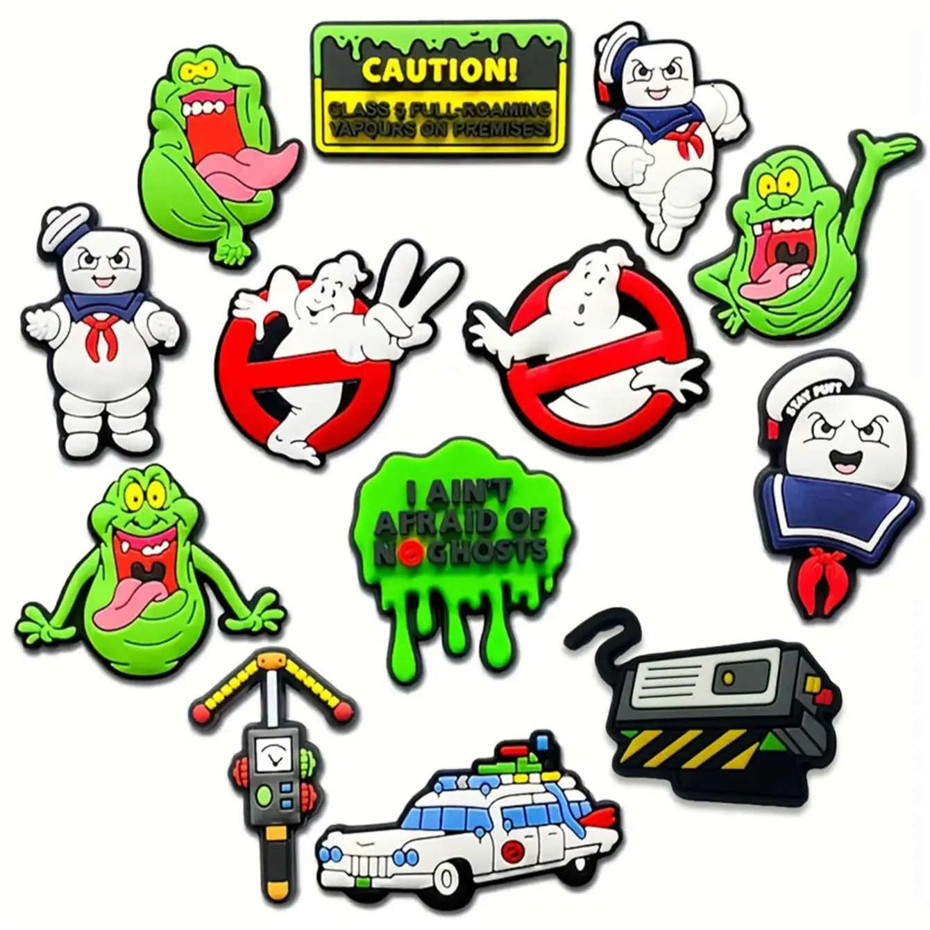 

Набор из 13 шармов для обуви серии Ghost Game, премиум-качество, для самостоятельного декорирования обуви, аксессуары для сандалий и шлепанцев