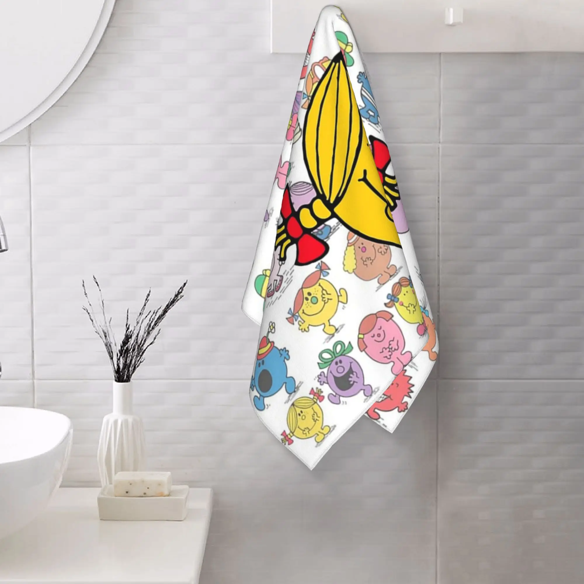 Custom Little Miss Sunshine Soft Face Towel Quick Dry Pool Bath Cotton Towels Absorbent Quick