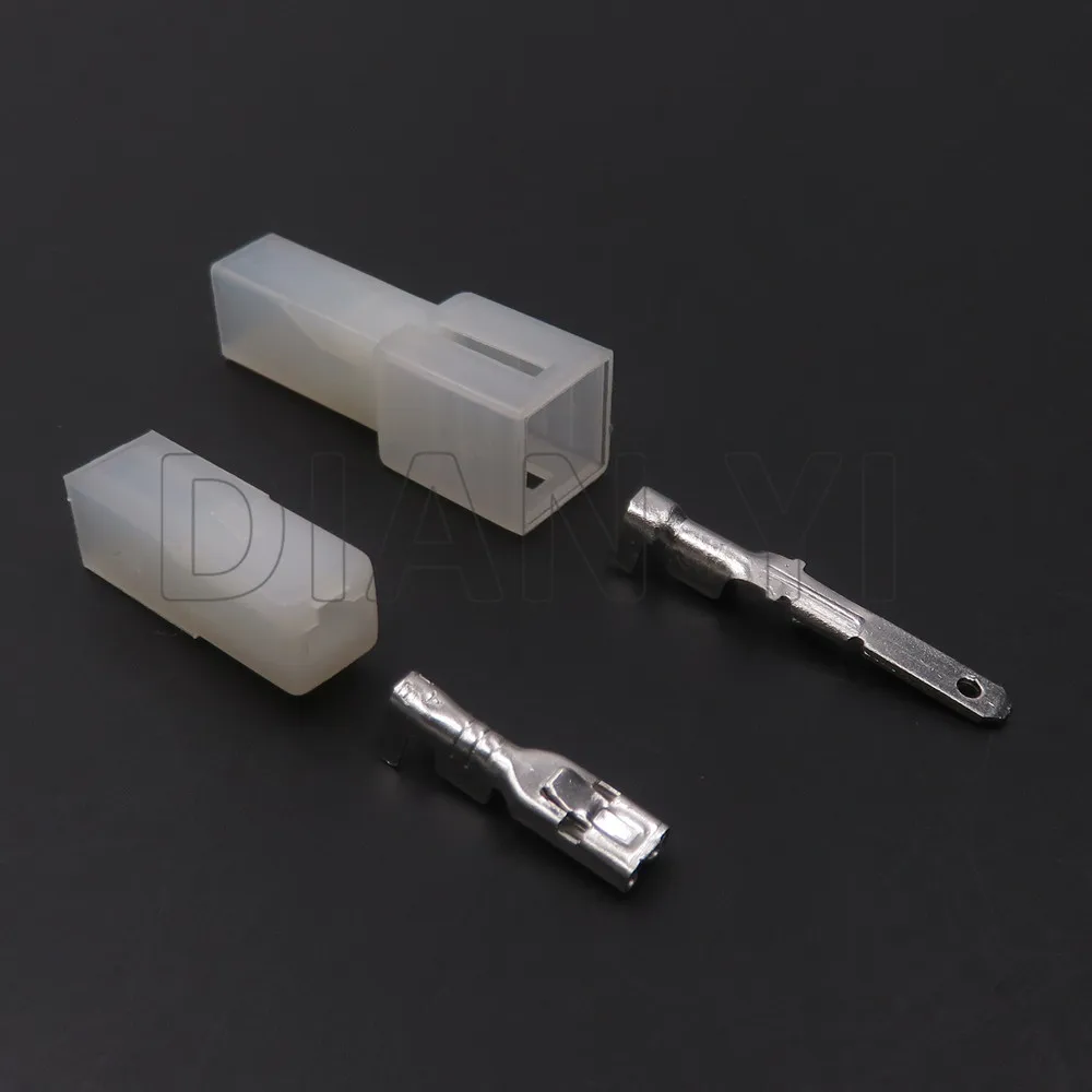 1 Set 1 Way 2.8 Series 626063 626062 AC Assembly Auto Plastic Plug Unsealed Wire Female Male Socket - Detail 1