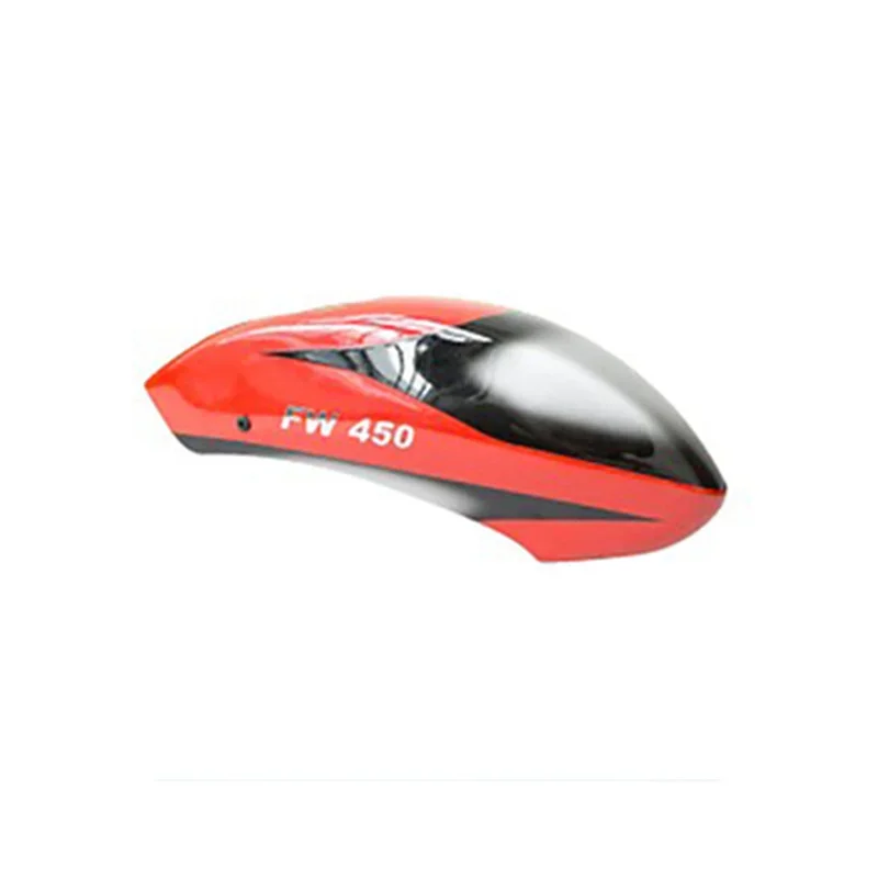 

Fly Wing FW450 FW450L V1 V2 6CH 3D RC Helicopter Spare Parts Fiberglass Painted Hood Canopy Shell