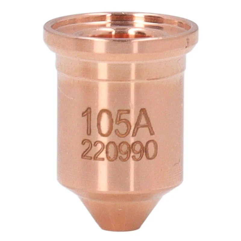 5 Pcs 220990 Nozzle Tip Brass Plasma Cutting Torch Nozzle Tips For PMX 65 85 105 125A Consumables