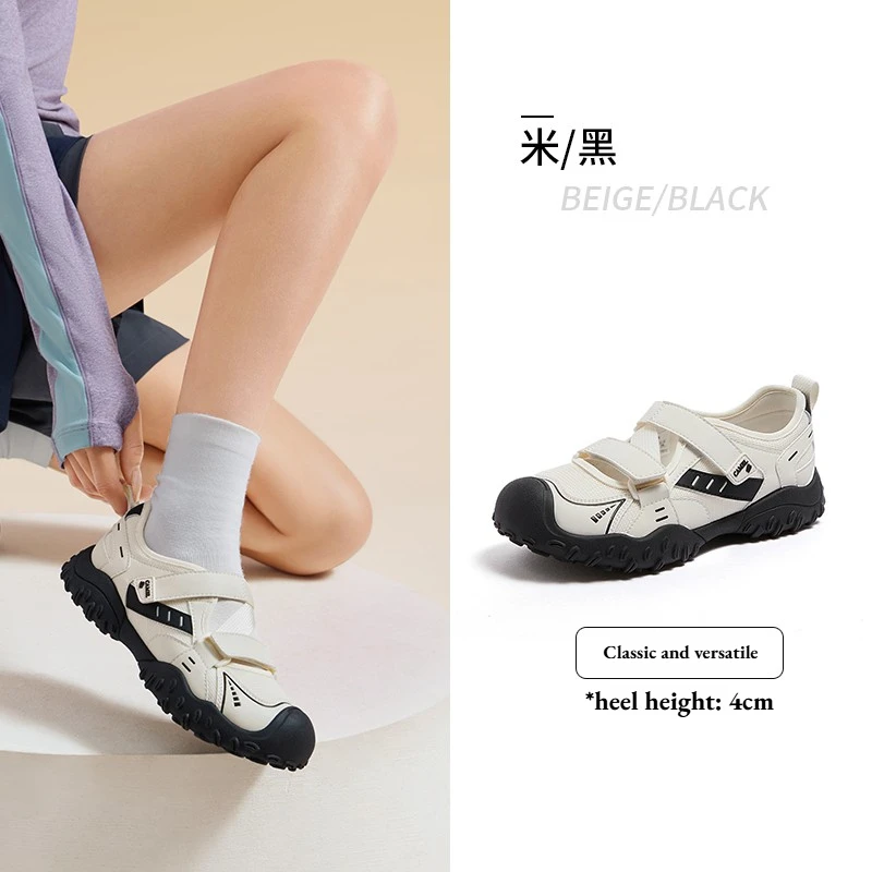 Golden Camel Women's Ugly-Cute Sandals 2026 Summer Outdoor Lightweight Soft Bottom Hiking Beach Shoes Casual Mary Jane Sandals