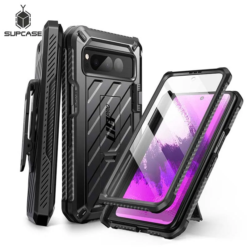 SUPCASE For Google Pixel Fold Case (2023) UB Pro Full-Body Dual Layer Rugged Case With Built-in Screen Protector & Kickstand