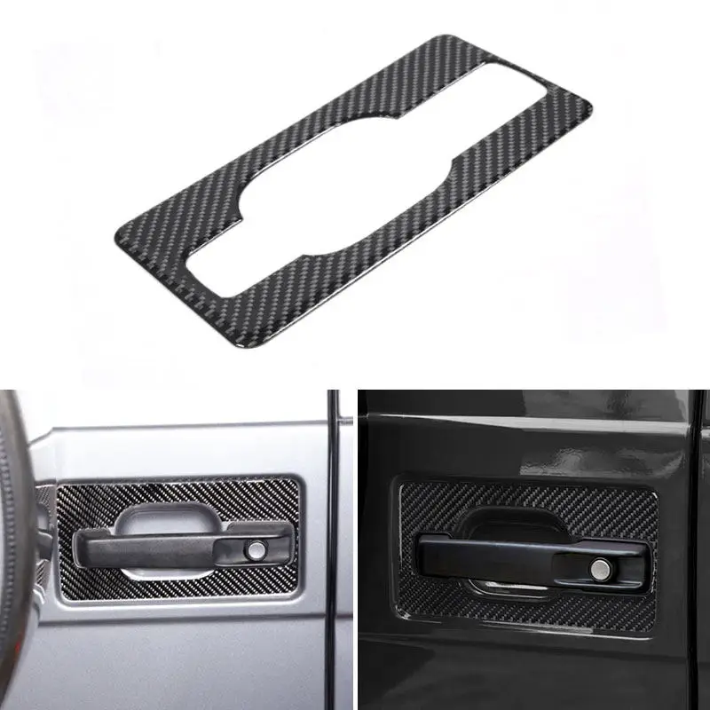 

Car-styling Soft Carbon Fiber Accessories Trunk Handle Cover Trim For Mercedes Benz G Class W463 2013 2014 2015 2016 2017 2018