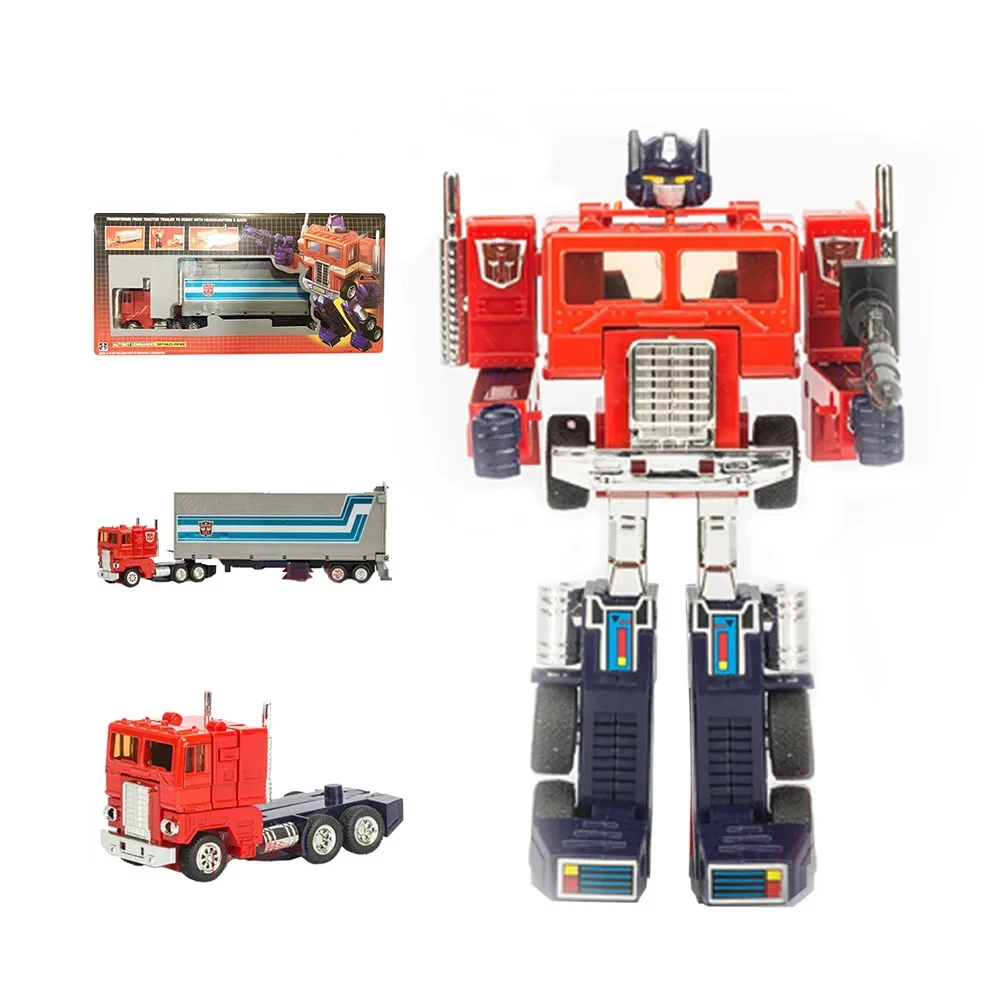 

Transformation G1 Re-enacted OP Prime Red KO Edition With Carriage Metal Front Action Figureals Mode