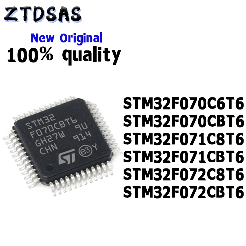 

STM32F070C6T6 STM32F070CBT6 STM32F071C8T6 STM32F071CBT6 STM32F072C8T6 STM32F072CBT6 STM32F070 STM32F071 STM32F072 STM32F IC CHIP