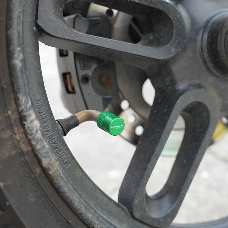 For kawasaki versys650 Versys 650 VERSYS 650 2010-2025+ Motorcycle Side Stand Enlarged Plate Kickstand & Tire Valve Caps