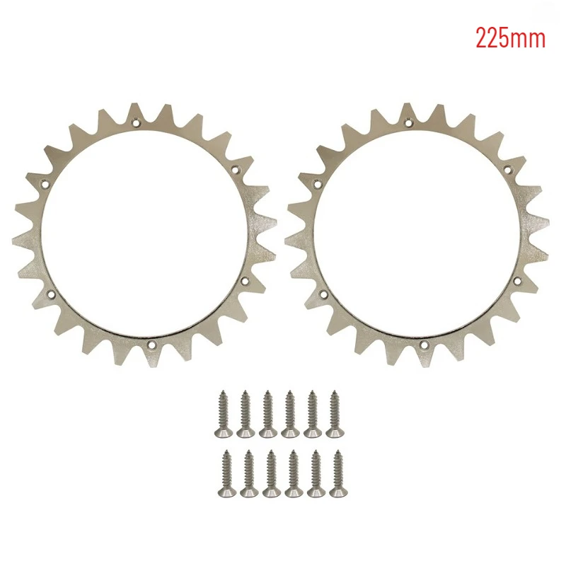مسامير جزازة العشب الآلية بسمك 2 مم مع 14 براغي لتحسين الجر لمسامير عجلة الجر Worx Landroid L 255 مم #1