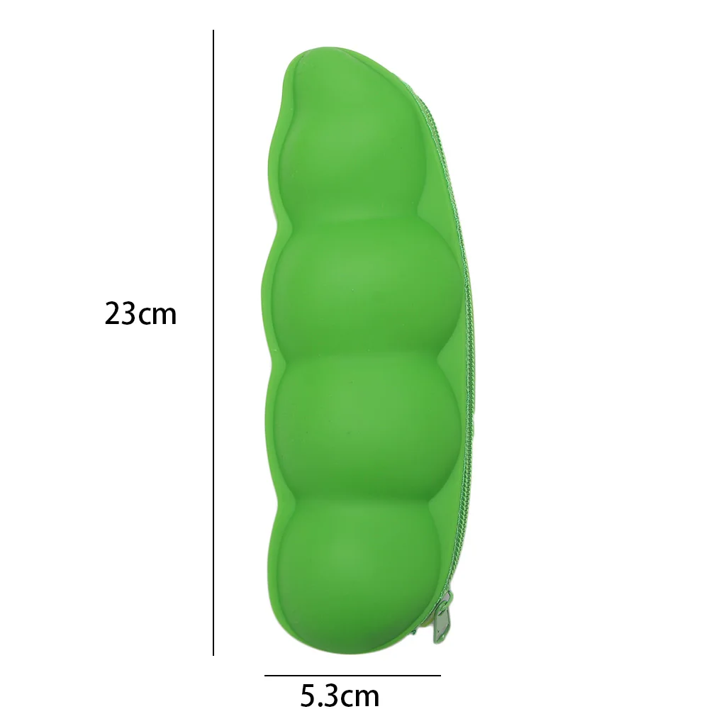silicone large cute stationery pag vegetables pencil case pencil bag