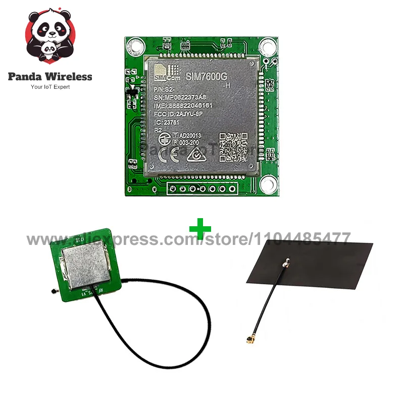 for PCB SMT DD-MCore-SIM7600G-H Single-Row Pin Connector SIMcom SIM7600G-H LTE Cat1 GNSS Industrial High Precision Core Board