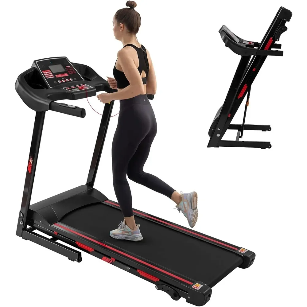 Home Folding Walking Mat Treadmill  330 lbs weight capacity tilt/bluetooth 3.5HP 16KM/H maximum speed easy to assembleTreadmills