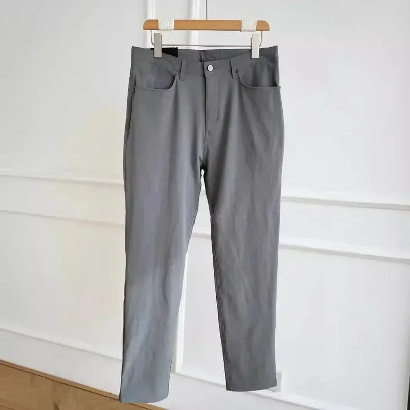 Männer Klassische Vierseitige Frühling Jogginghose Business Casual Trainingsanzug Hosen für Männer Mit Taschen Einfarbig Hosen