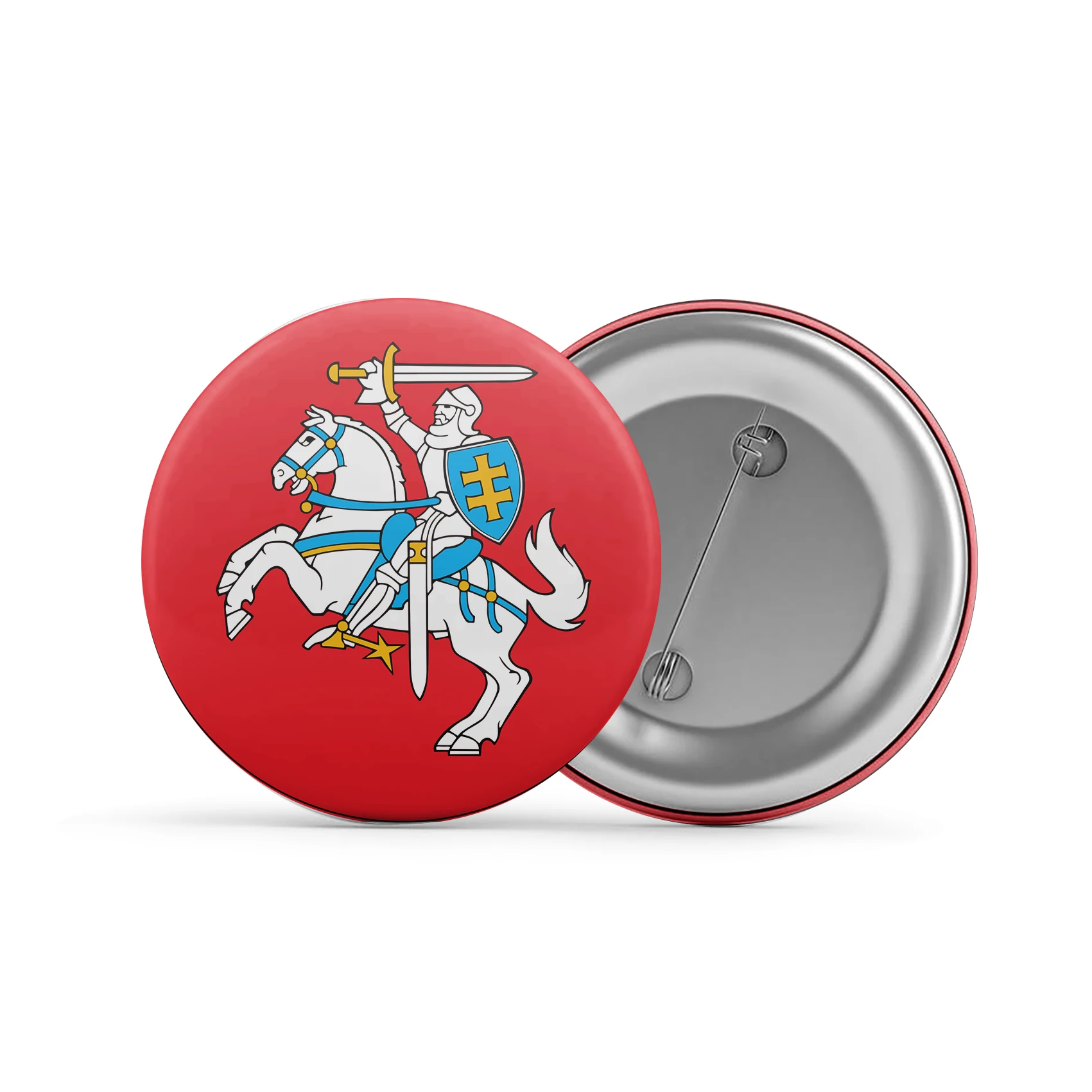 Historical lithuanian Brooch Badge Clothes Backpack Accessories Gifts Commemorate Support Custom Personalized Badges Pins HZ-276