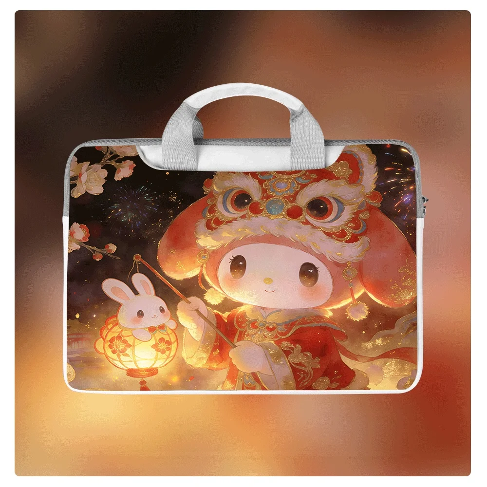 

Hello Kitty Laptop Bag 12 13 13.3 14 Inch Shockproof Printed Protective Cover Shockproof Shoulder Bag for Apple Dell Huawei Gift
