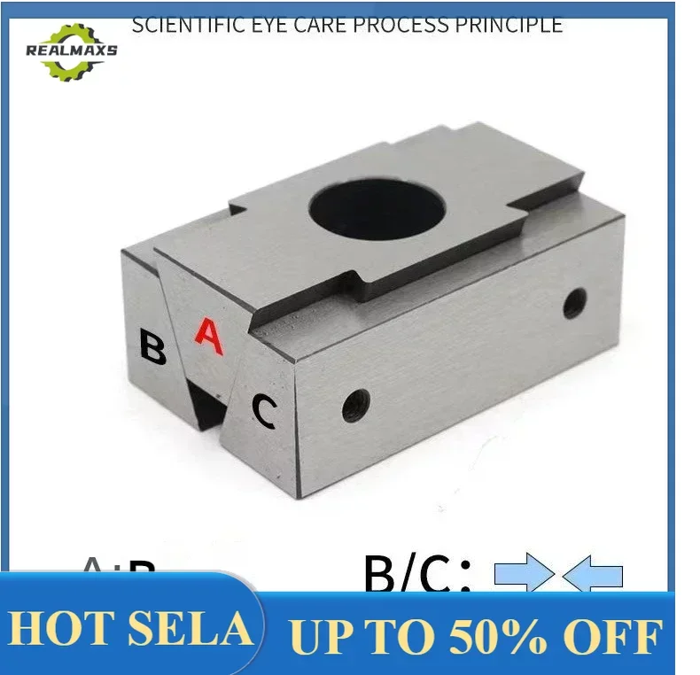 

M6L M8L OK Double Extension Fixture Clamp CNC Machining Center Multi-station Batch Processing Inclined Wedge Expansion Clamping