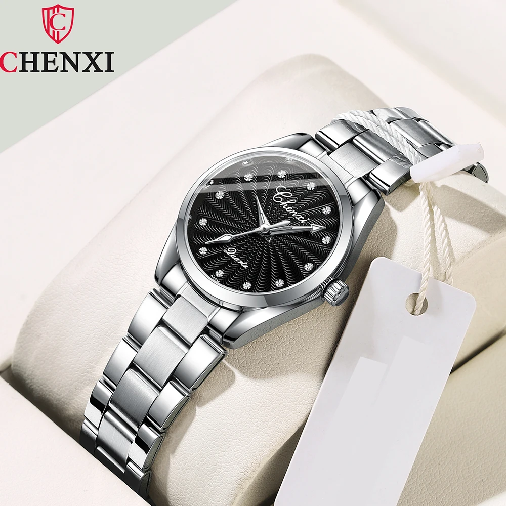 2023 CHENXI New Simple Fashion Style Women Watch Waterproof Steel Band Quartz Ladies Watches Gift Luxury Clock Relogios Feminino