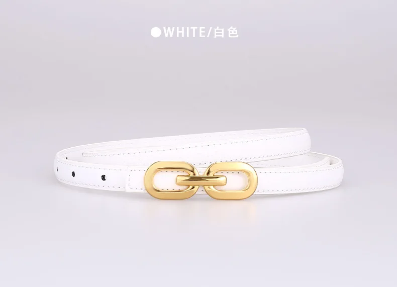Hochwertiger Damengürtel; Feine und leichte Luxus-Modeaccessoires; Ledergürtel für Damen; Vielseitiger 8-förmiger Gürtel für – Detail 20