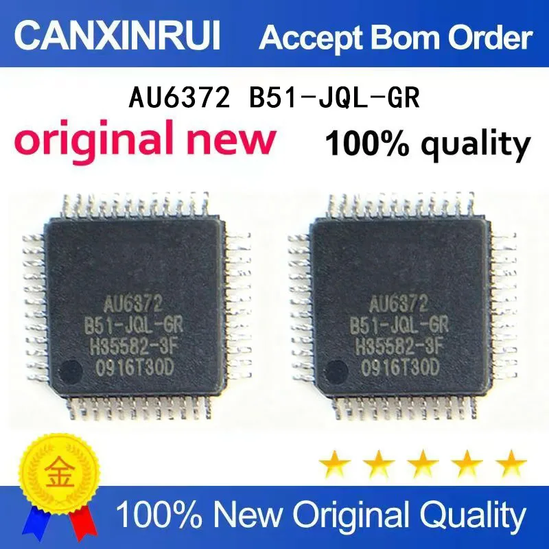 (5-100 piezas) AU6372 B51-JQL-GR AU6372-51-JQL-GR QFP48 Chip IC en stock
