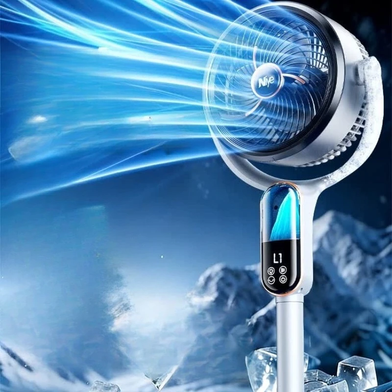 Super Silent Air Circulator Fan, New Floor Cooling Fan with Energy-Saving, Powerful Airflow for Whole Room, Durable Durable Wear