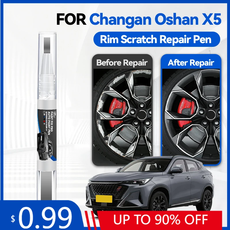 

Карандаш для подкраски колесных дисков Changan Oshan X5, средство для ремонта царапин на краске автомобиля, аксессуары для восстановления лакокрасочного покрытия, цвета: синий, серебристый, белый, красный, серый.