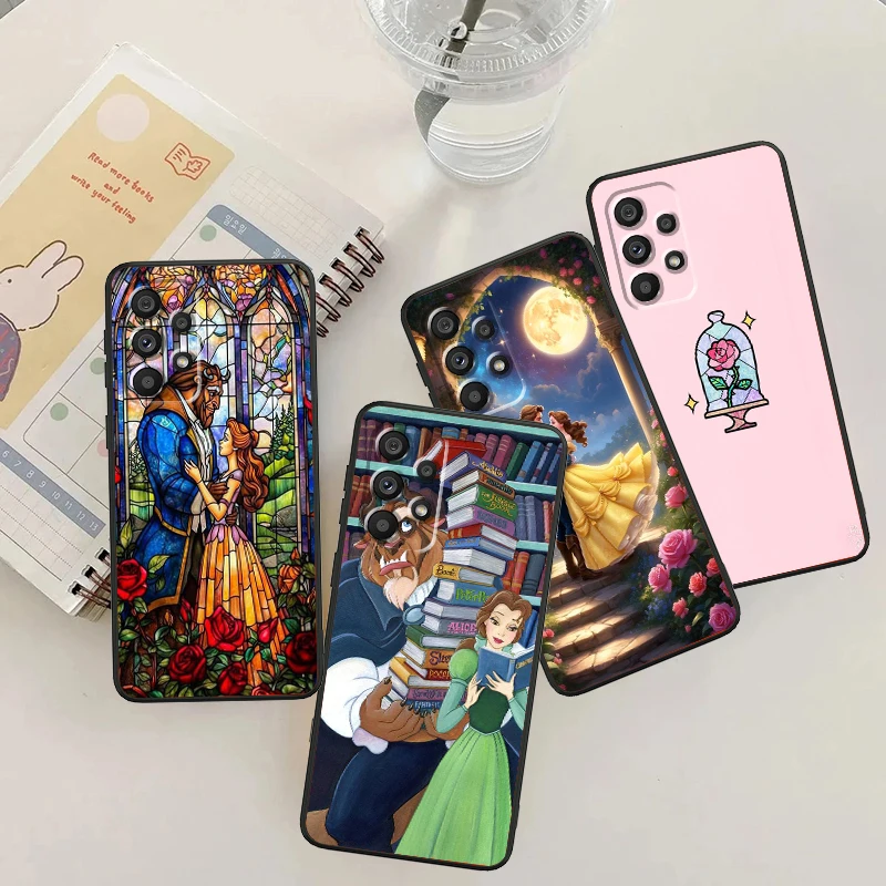 

Beauty And The Beast Disney For Samsung Note 20 10 Ultra Plus A31 A14 A12 A70 A34 A25 A04 A05 A15 A24 5G Black Back Phone Case