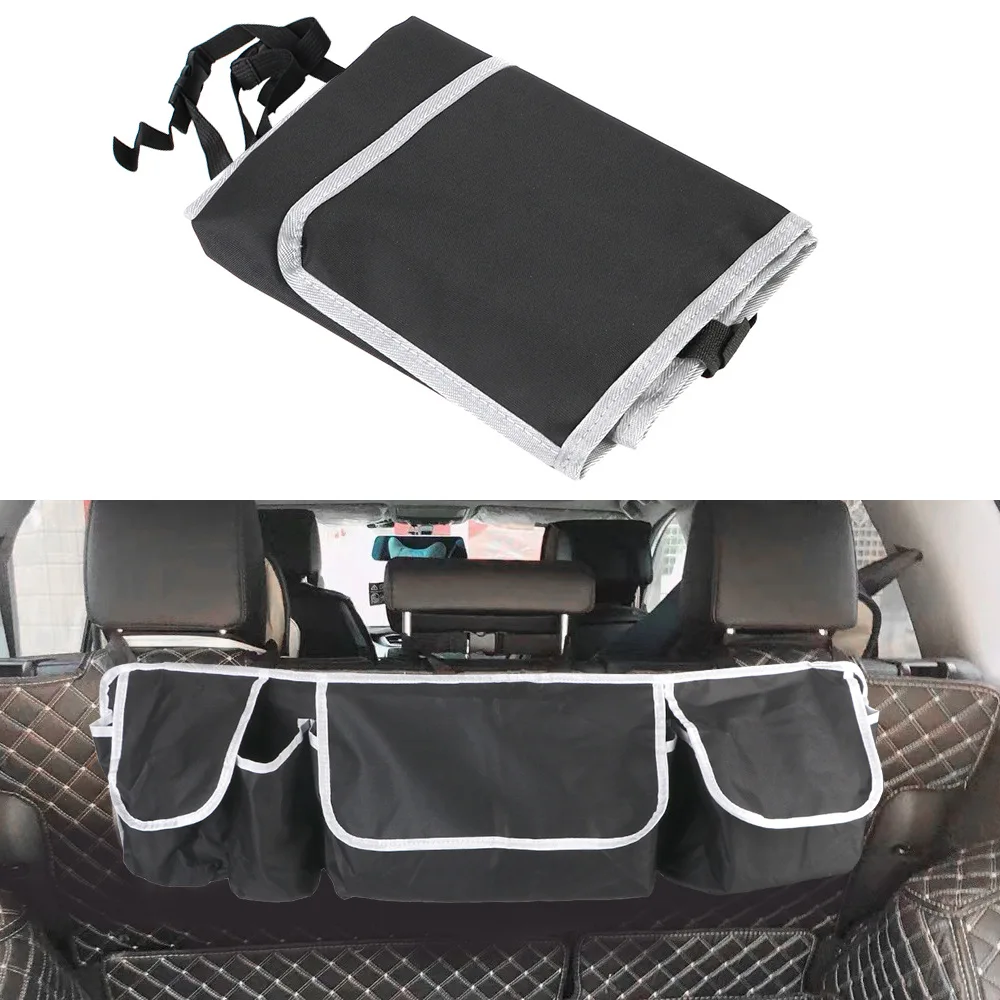 Car Trunk Suspension Storage Bag Large Capacity Multi-purpose Oxford Car Seat Backrest Organizer Automobile Interior