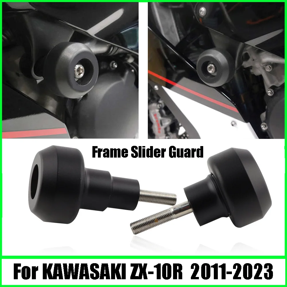

For KAWASAKI ZX-10R ZX10R ZX10R 2011-2023 Motorcycle CNC Falling Protection Frame Slider Fairing Guard Anti Crash Pad Protector
