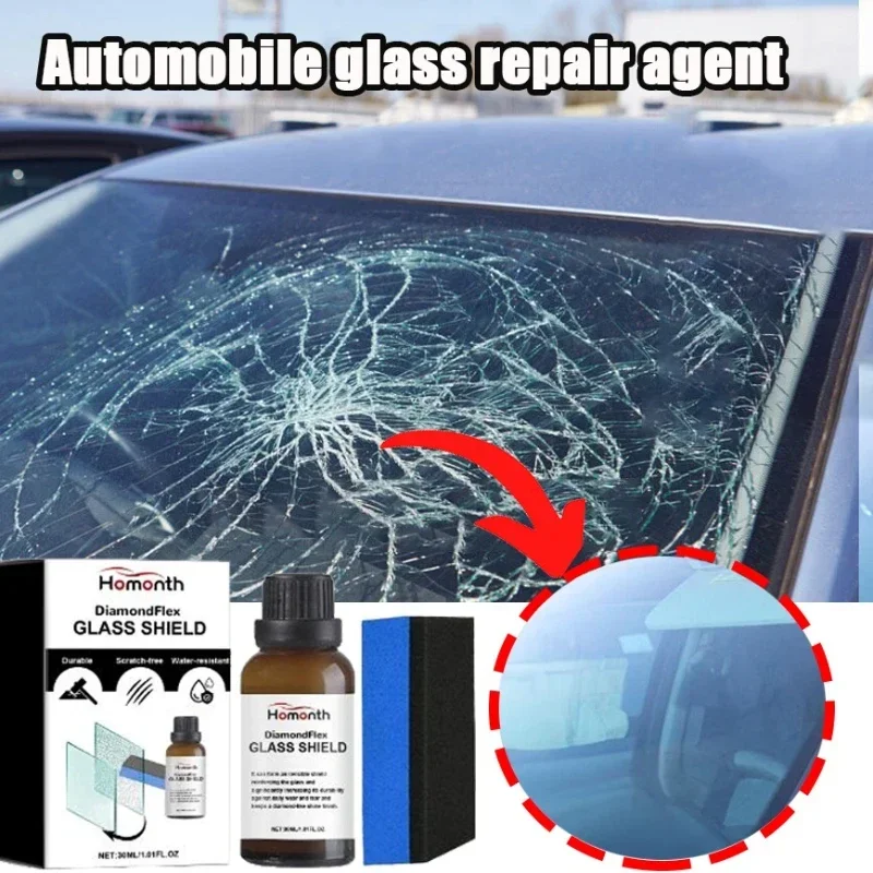 

Жидкость для ремонта автомобильного стекла | 5-минутный быстрый фиксатор | Чипсы и царапины | Прозрачный
