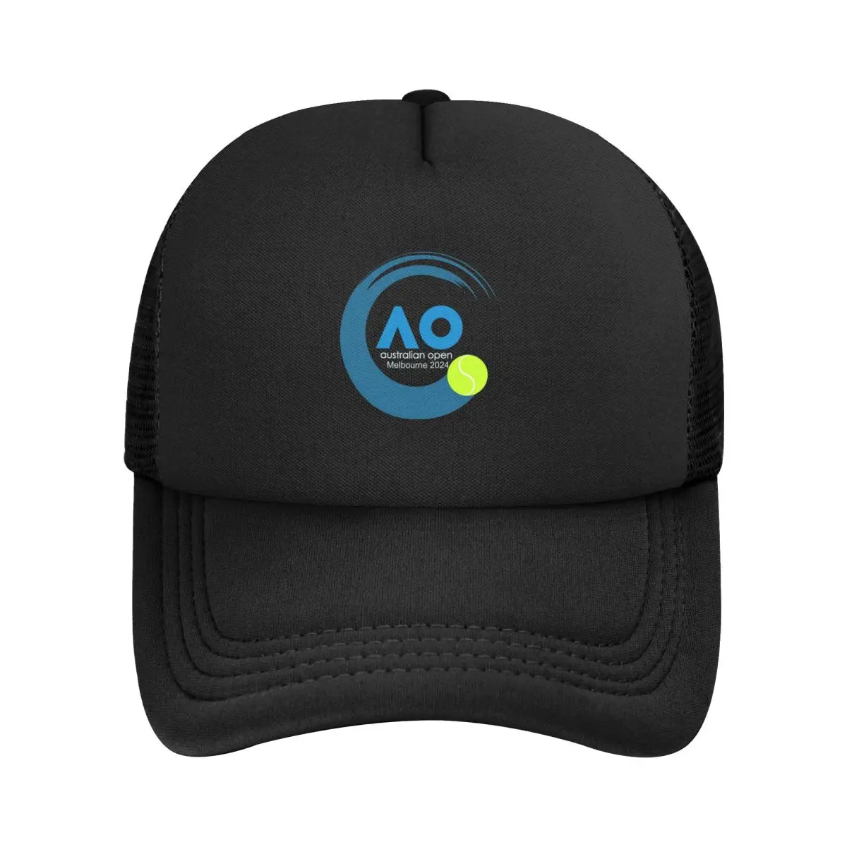 Australian Open AO Mesh Baseball Caps Snapback Fashion Baseball Hats Breathable Casual Casquette Outdoor For Men's And Women's