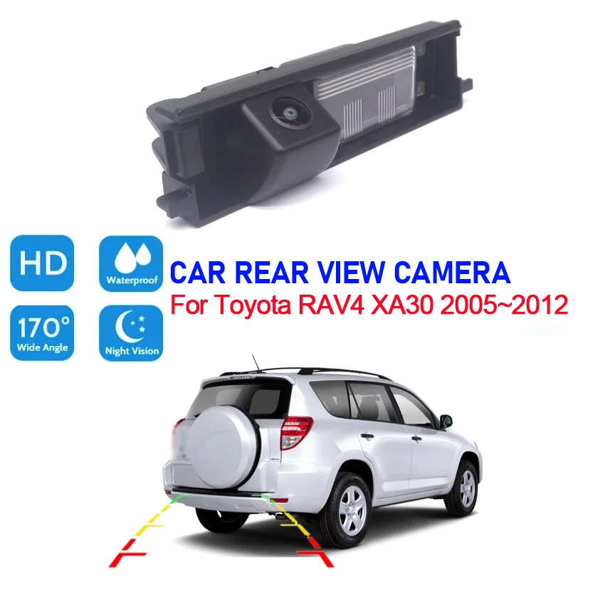 Car Rear View Camera For Toyota RAV4 XA30 2005 2006 2007 2008 2009 2010 2011 2012 Backup Camera For Parking CCD HD Waterproof