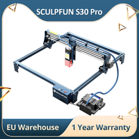 SCULPFUN S30 Pro 10W Laser Engraver Cutter, Automatic Air-assist, 0.06x0.08mm Laser Focus, 32-bit Motherboard, 410x400mm