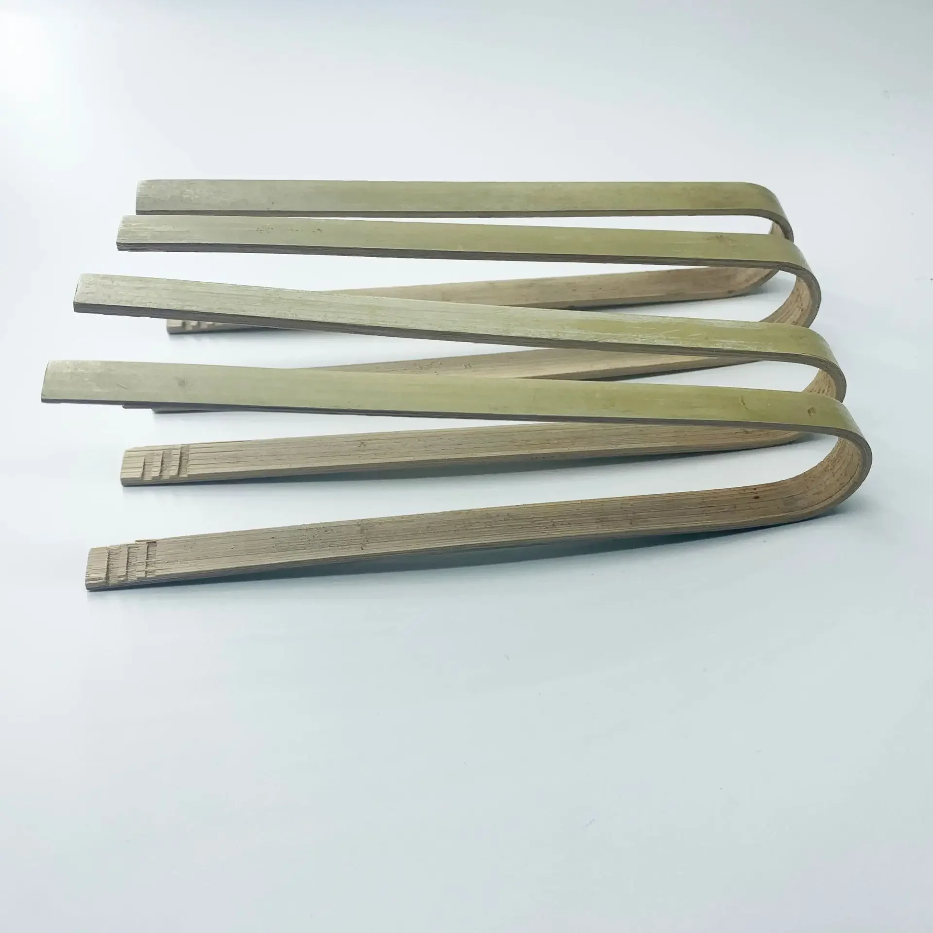 Natural Style Wholesale Disposable Cooking Utensils Mini Bamboo Tongs