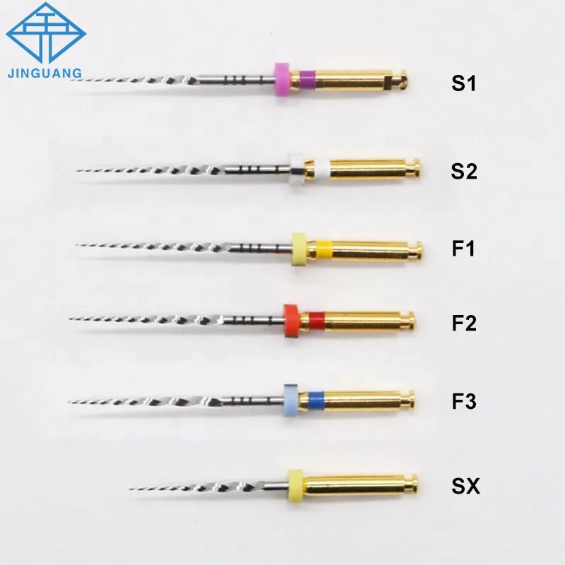 

3 X 6pcs/pack Dental 21mm Endo Motor Root Canal Files Niti Engine Endodontic File Rotary F1 F2 F3 S1 S2 SX