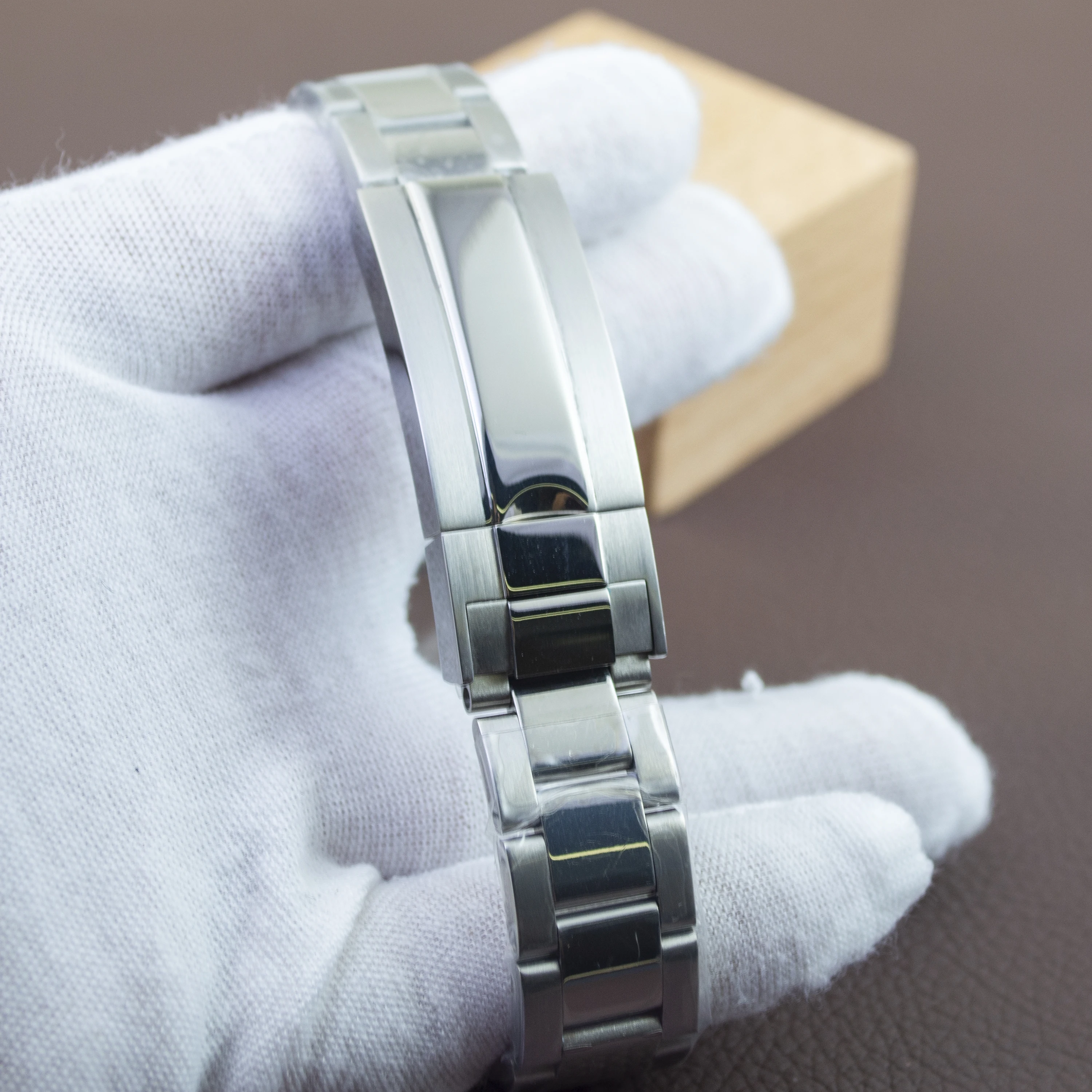 40mm NH35 Case Strap Stainless Steel Watch Case Strap Waterproof Sapphire Glass for SUB GMT NH35 NH36 Movement