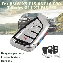 4 Buttons Remote Car Key Shell Case Fob For BMW X5 F15 X6 F16 G30 7 Series G11 X1 F48 F39 Accessories Car Styling
