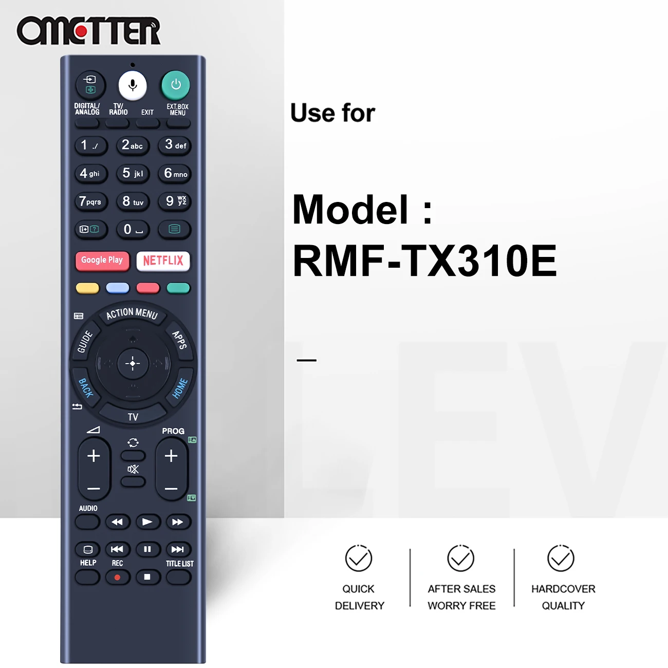 Voice Bluetooth RMF-TX310E RMF-TX220E Fit for Sony Smart TV Remote Control KD-55XF7596 KD-65XF7596 KD-65XF8796 KDL-49WF804