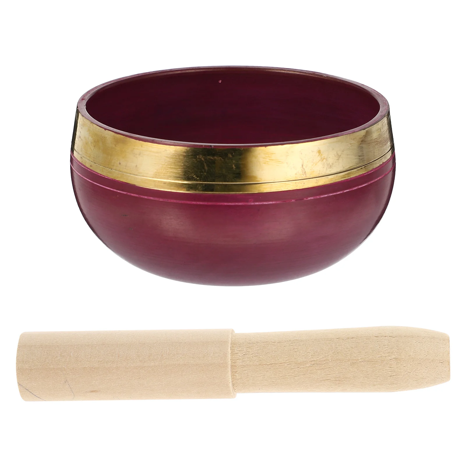 

Buddha Sound Bowl Meditation Singing Copper Music Hand Making Purple Yoga